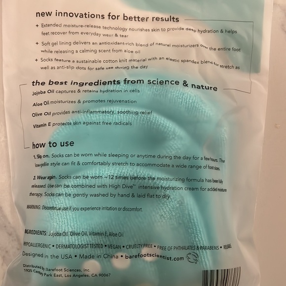Barefoot Scientist Moisturizing Gel Socks - Picture 3 of 3